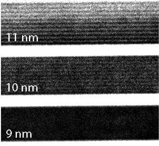 Demonstration of 10-nm imaging resolution at CXRO's XM-1 microscope using
a zoneplate fabricated by CXRO.