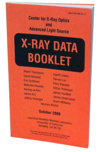 The 2010 CXRO X-Ray Data Booklet